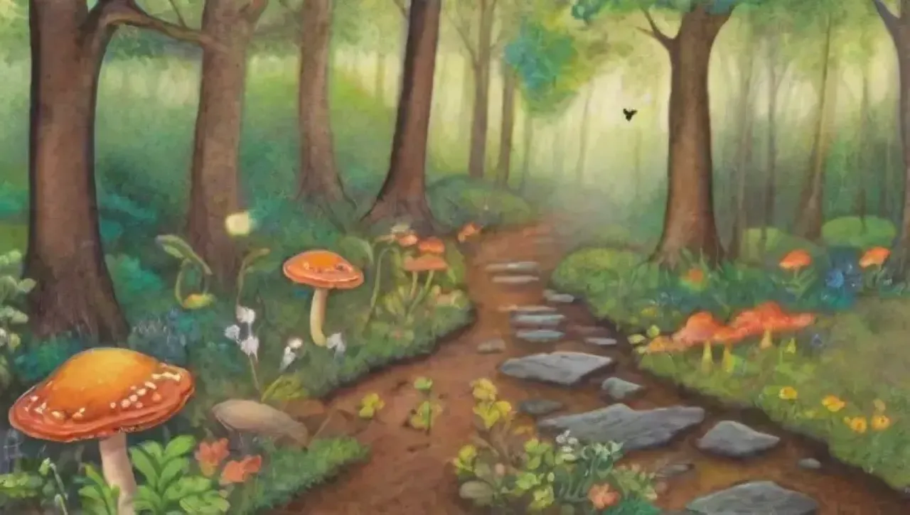 Un bosque vibrante y lleno de vida