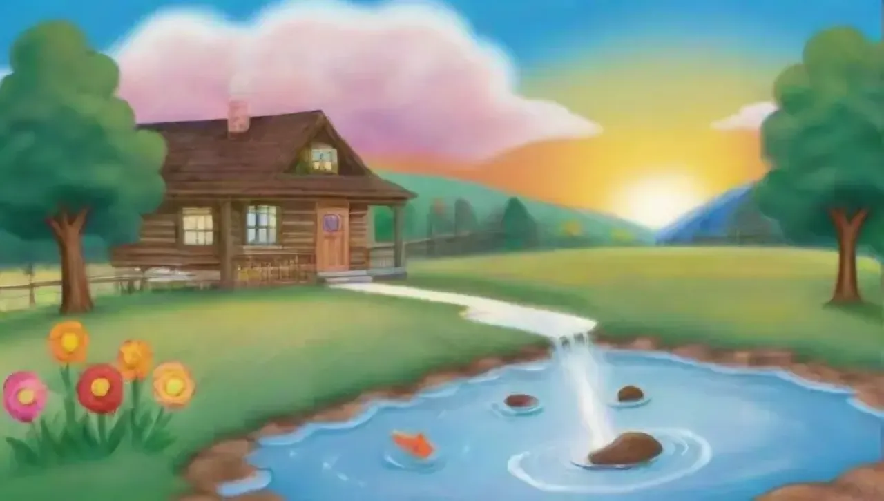 Un paisaje sereno que alterna entre calor y frío, lleno de vida y belleza
