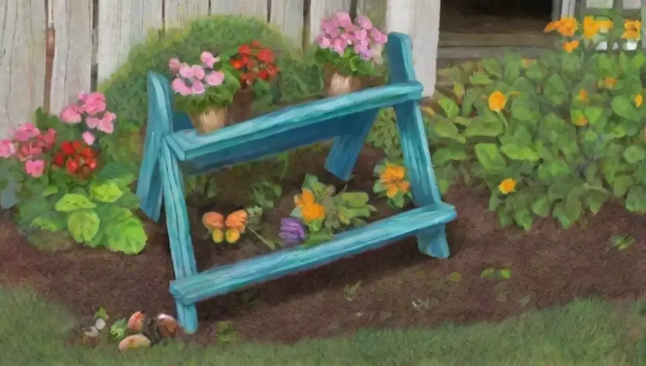 Un jardín vibrante y lleno de vida
