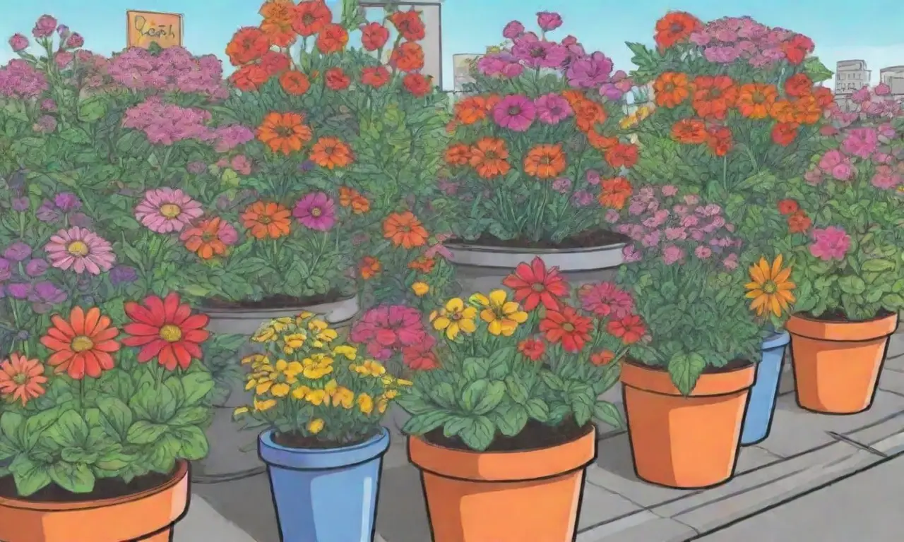 Guía práctica para un jardín urbano de flores coloridas