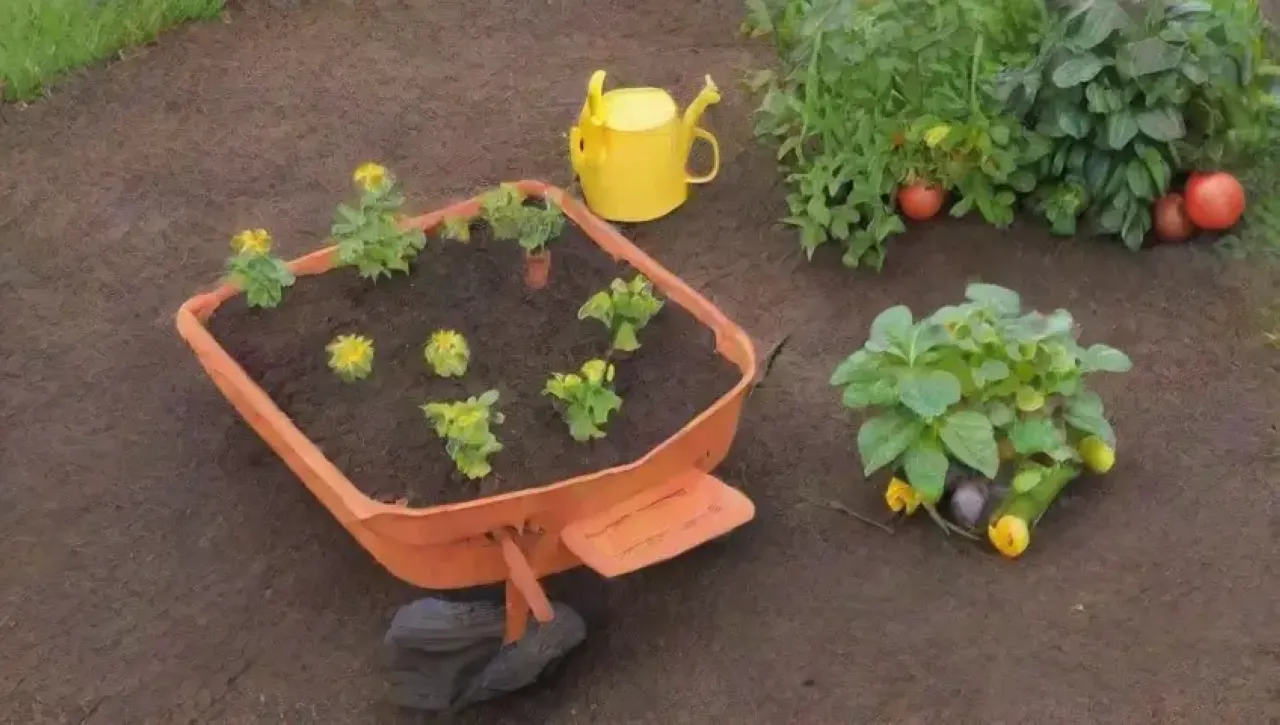 Un jardín vibrante y lleno de vida promete una cosecha abundante