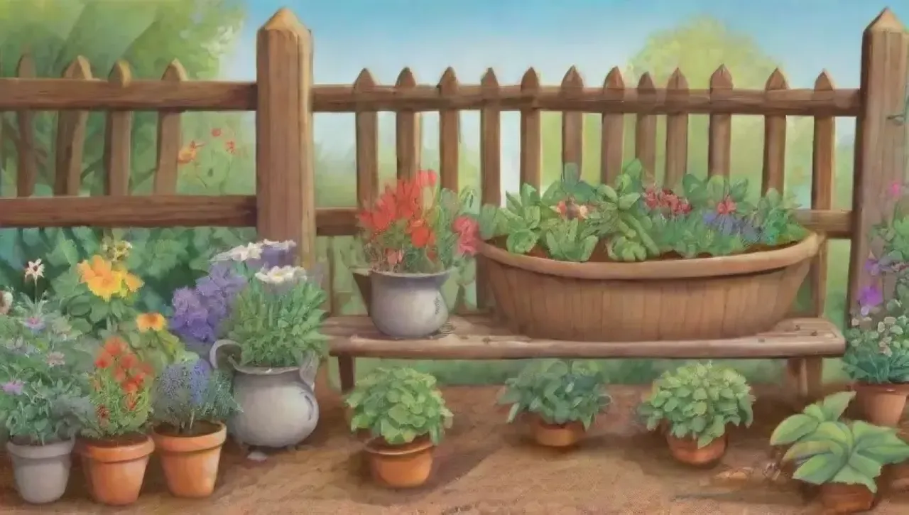 Un jardín vibrante y lleno de vida