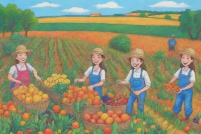 Colores vibrantes y esfuerzos que celebran la abundancia de la naturaleza
