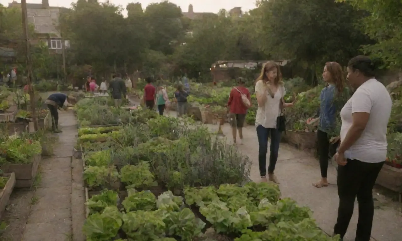 Jardines urbanos fomentan la comunidad