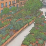Jardines urbanos sostenibles con biodiversidad y conexión natural