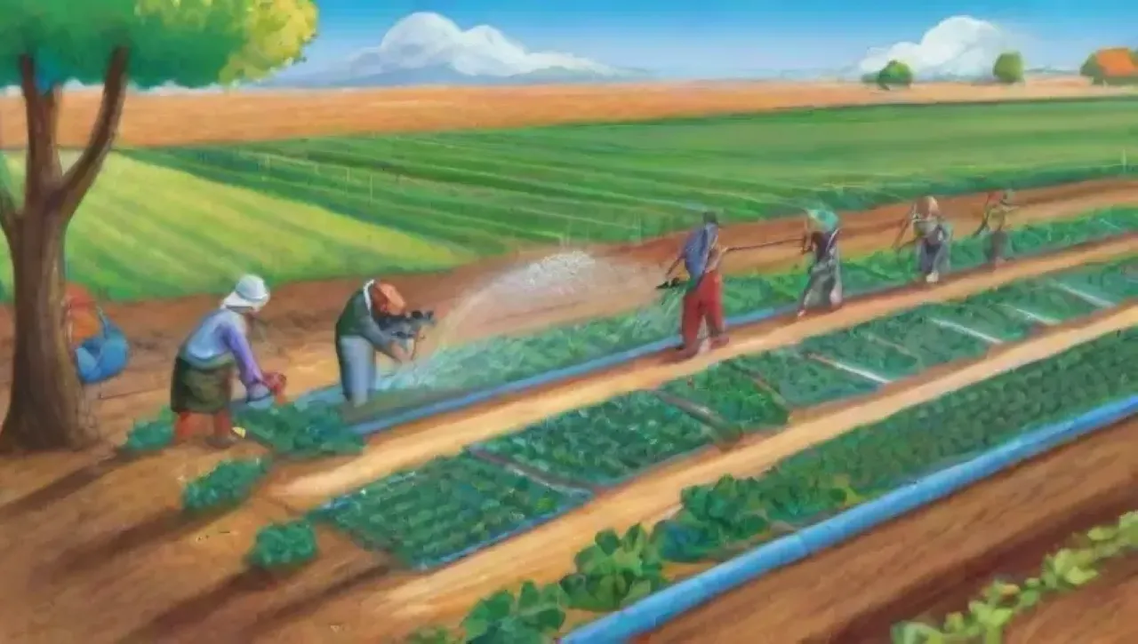 Un entorno agrícola vibrante con innovación, educación y sostenibilidad