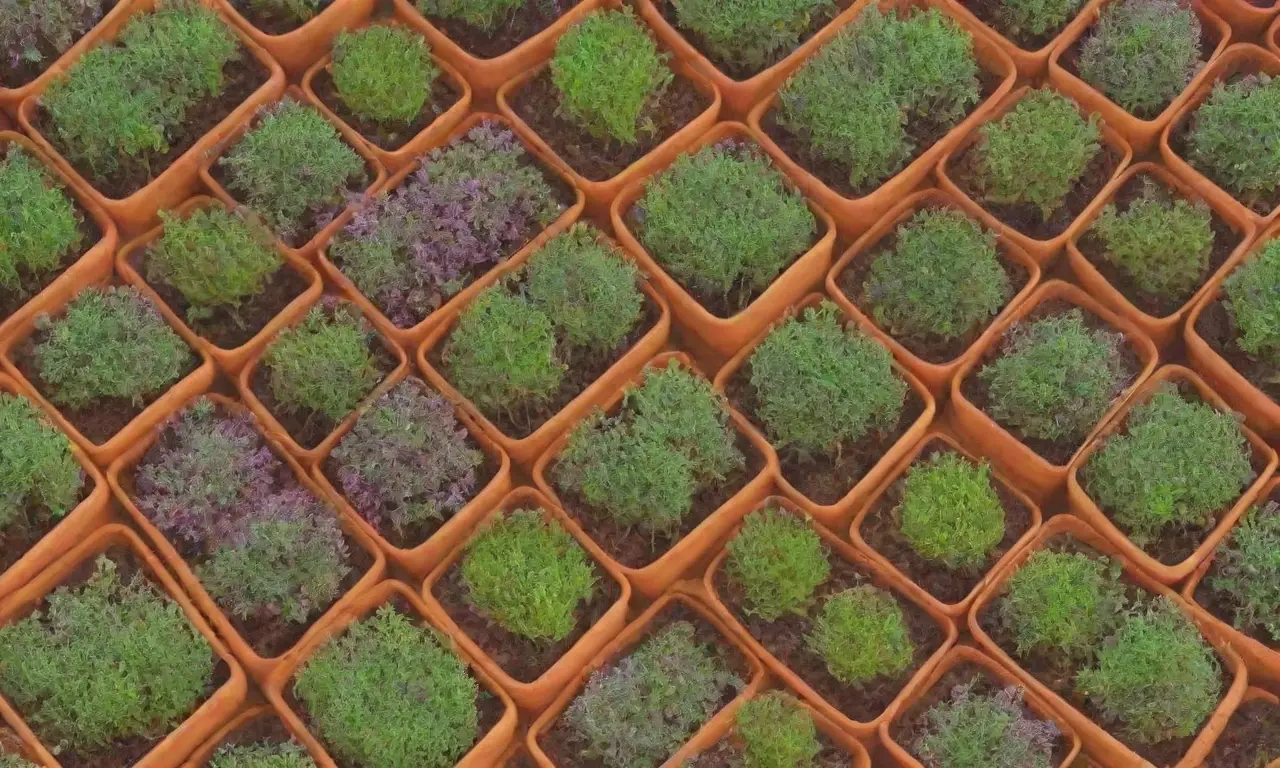 Semillas coloridas y brotes vibrantes: el ciclo de vida de la naturaleza