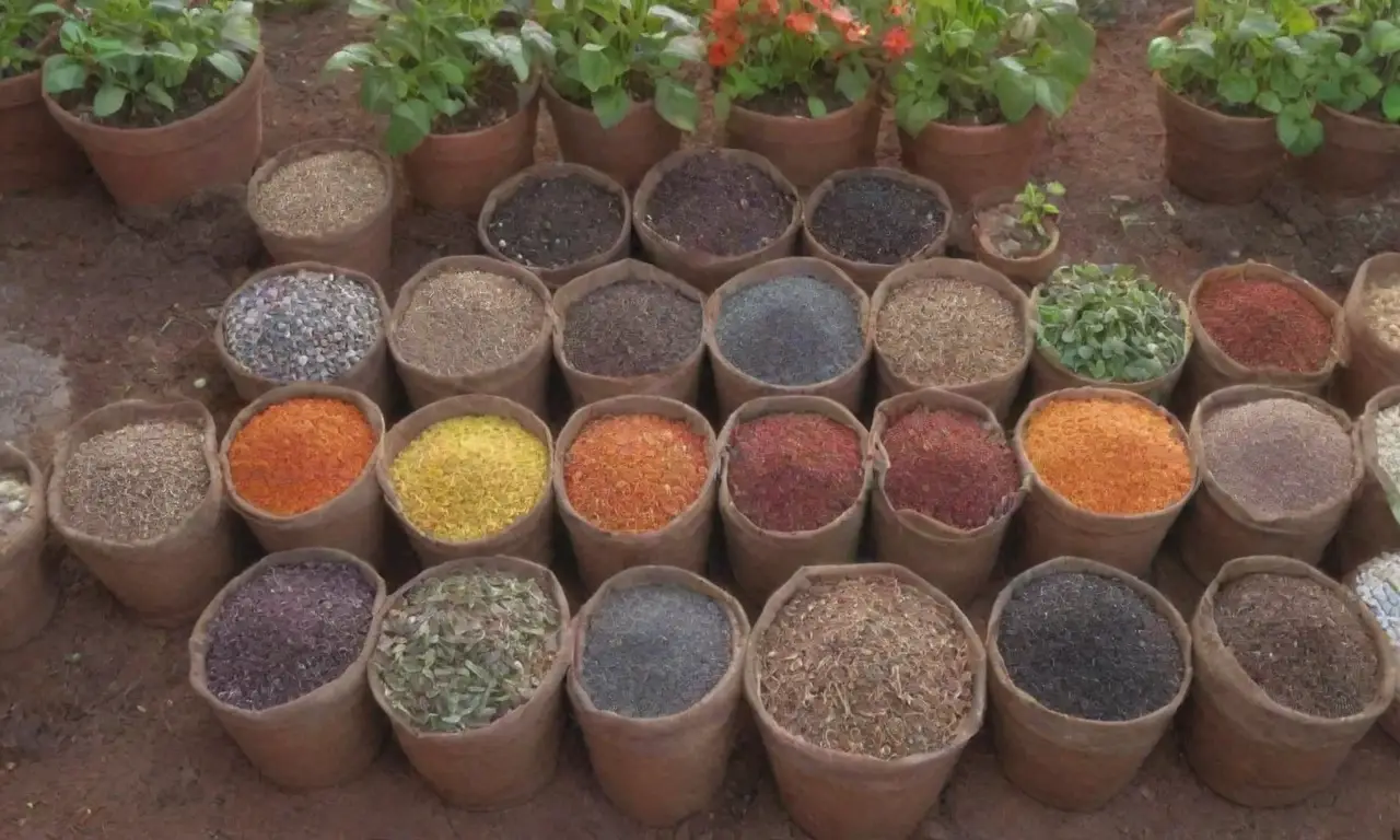 Guía de selección de semillas con ilustraciones, consejos de conservación y prácticas sostenibles para el jardín en casa