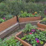 Un jardín vibrante lleno de vegetales