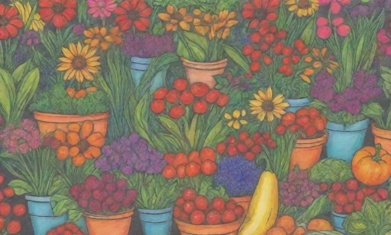 Colores vibrantes y flores frescas fomentan la alegría de la jardinería y mejoran la salud