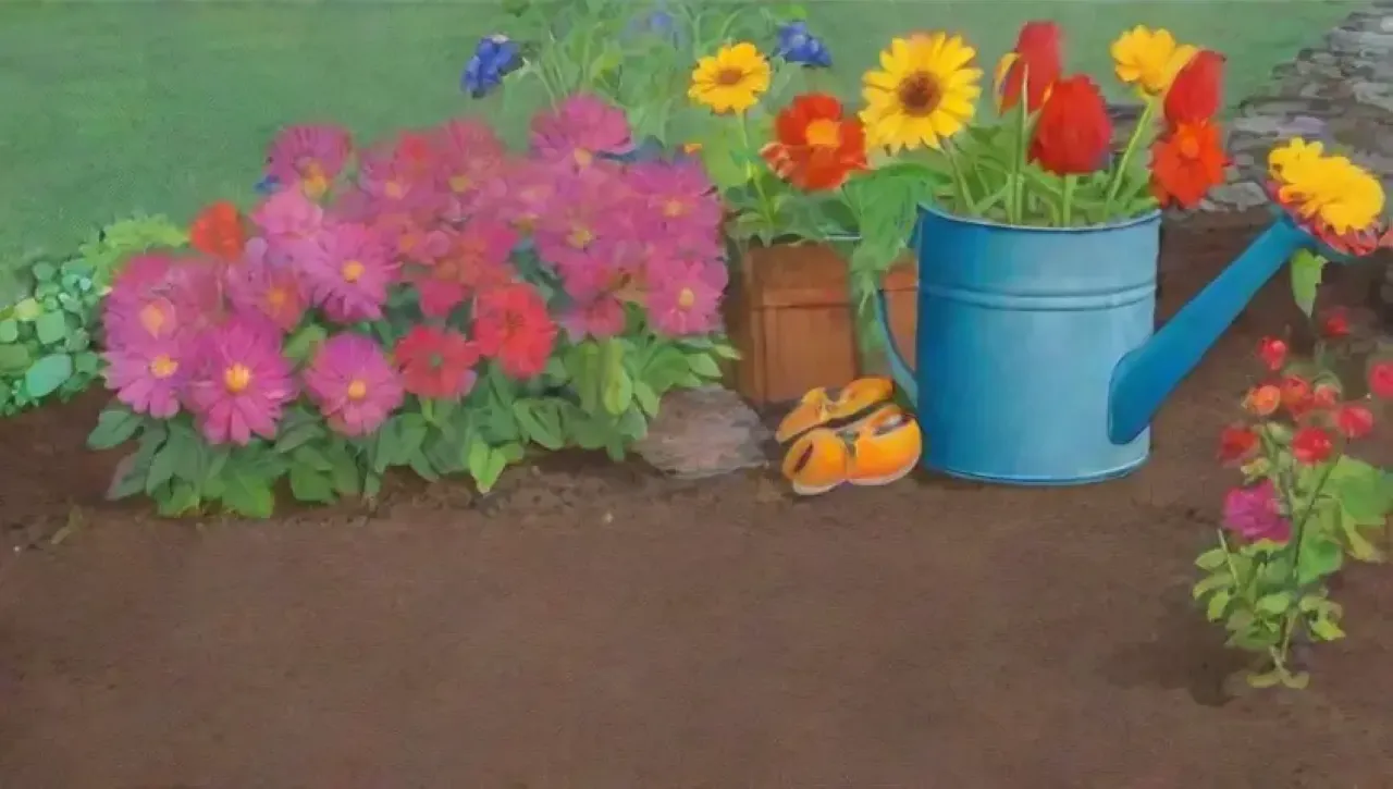 Un jardín vibrante despierta con flores, colores y vida