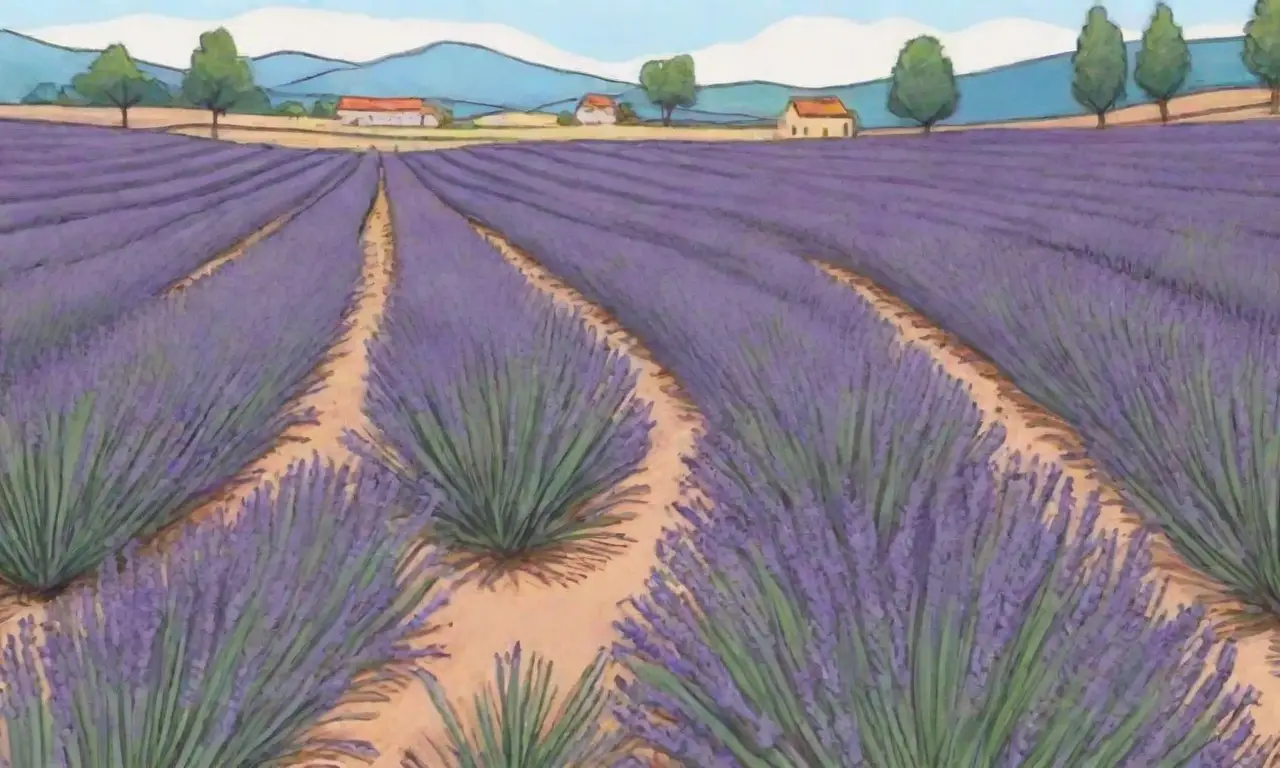 Campos de lavanda que inspiran calma y aromas