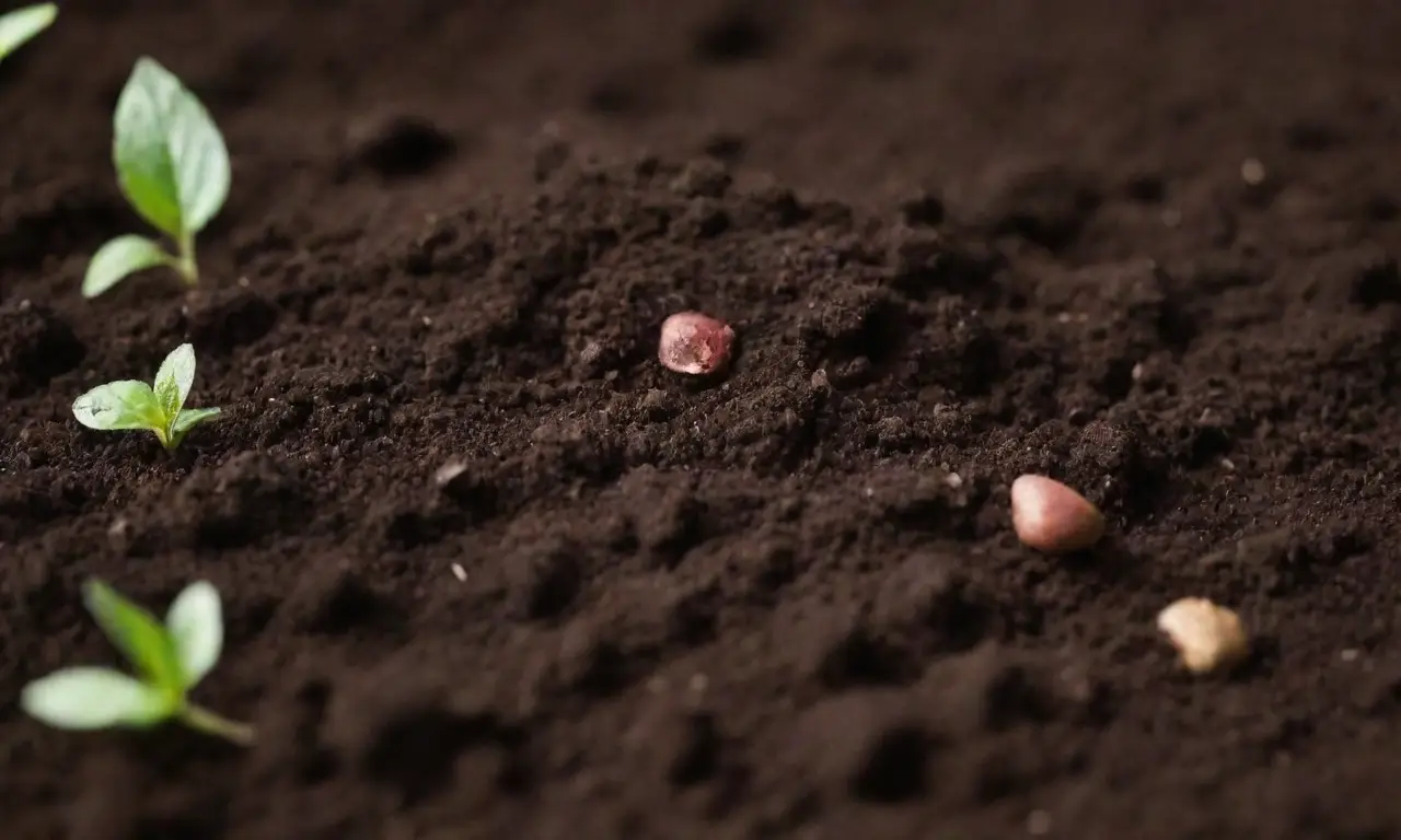 Suelo rico y bien drenado con materia orgánica y variedades de hierbas