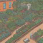 Colores vibrantes y comunidades unidas en prácticas sostenibles