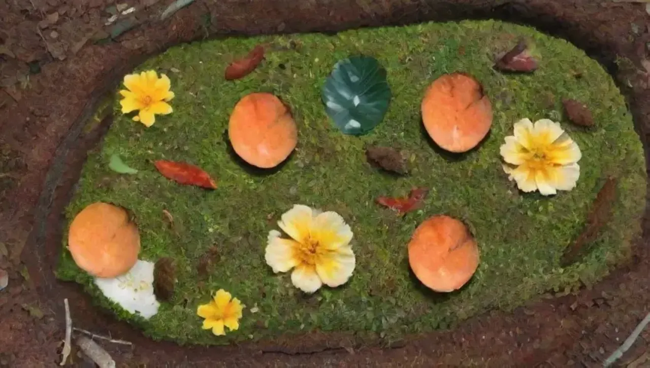 Un ecosistema vibrante y en armonía, lleno de vida y descomposición