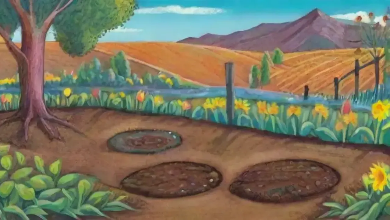 Un paisaje agrícola vibrante y diverso que refleja la armonía de la naturaleza y el ciclo de crecimiento