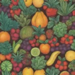 Combinaciones perfectas de frutas vibrantes y plantas compañeras en ecosistemas saludables