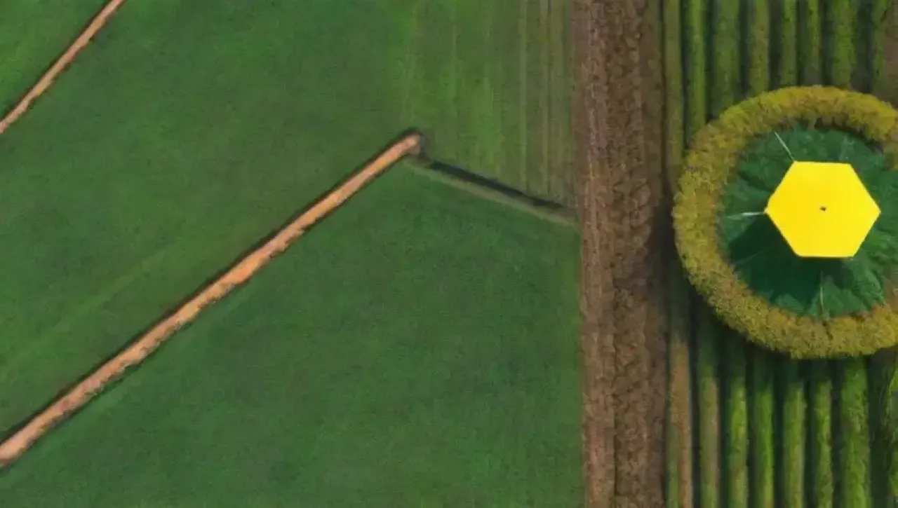 La agricultura de precisión combina tecnología y naturaleza en paisajes vibrantes