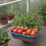 Cultiva en tu balcón verduras y hierbas coloridas de temporada