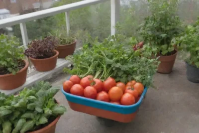 Cultiva en tu balcón verduras y hierbas coloridas de temporada