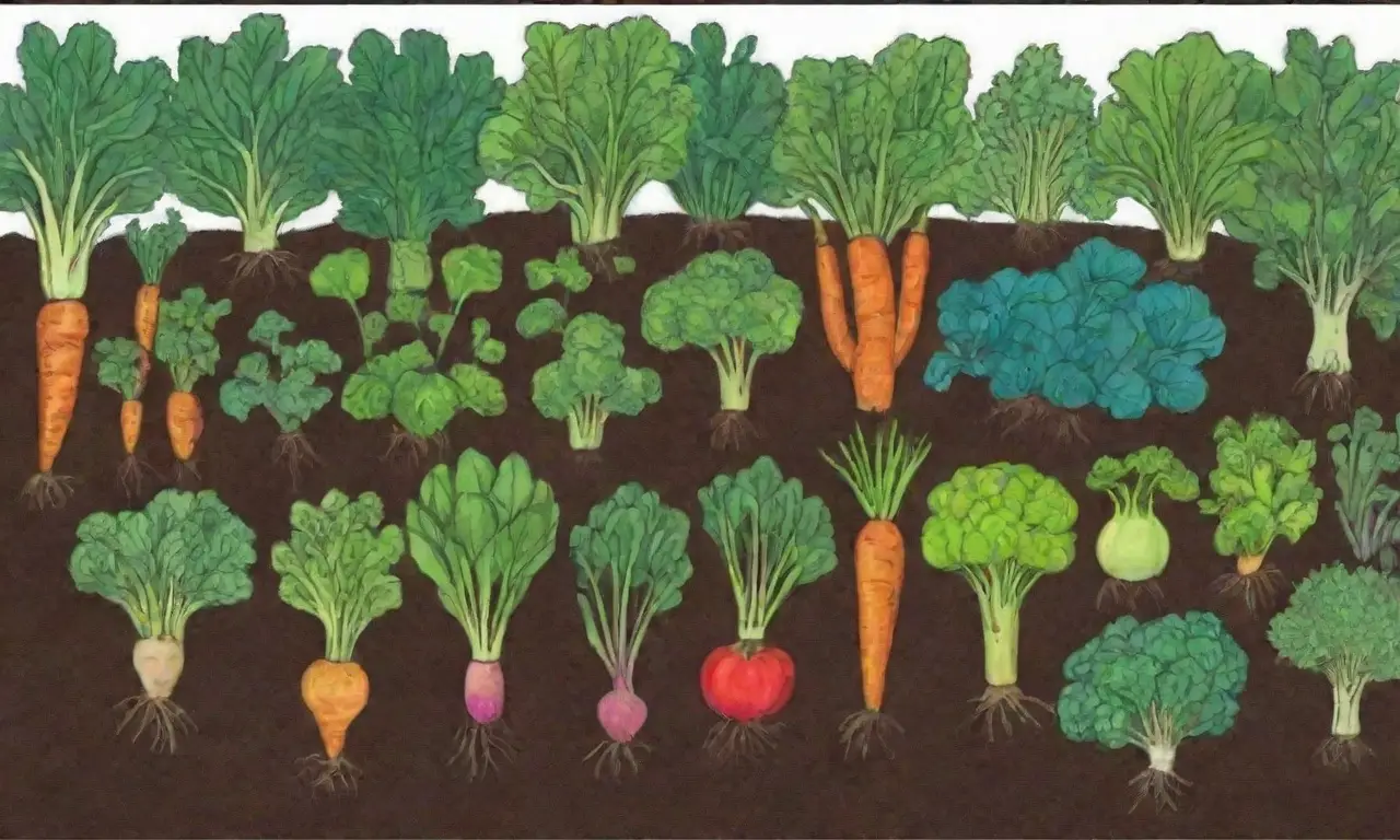 Verduras coloridas y saludables que promueven el equilibrio natural