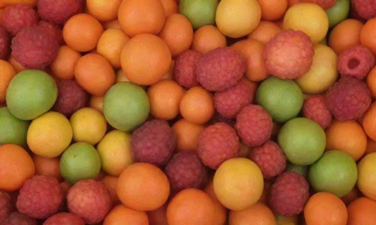 Colores vibrantes y texturas frescas que son saludables, versátiles y visualmente atractivas
