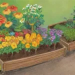 Pueden crecer juntas hortalizas y plantas de flores en un huerto
