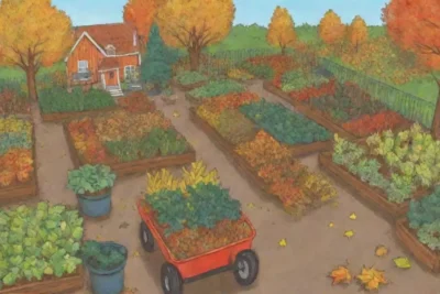 Cosechas otoñales y colores vibrantes preparan el jardín para el invierno