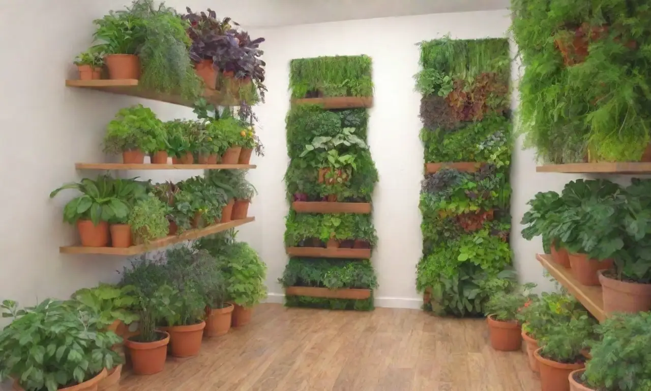 Jardines verticales: un oasis urbano sostenible con vegetales y flores