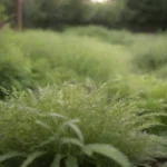 Control natural de plagas en un jardín orgánico y armonioso