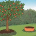 Cuidado especial para árboles frutales: riego