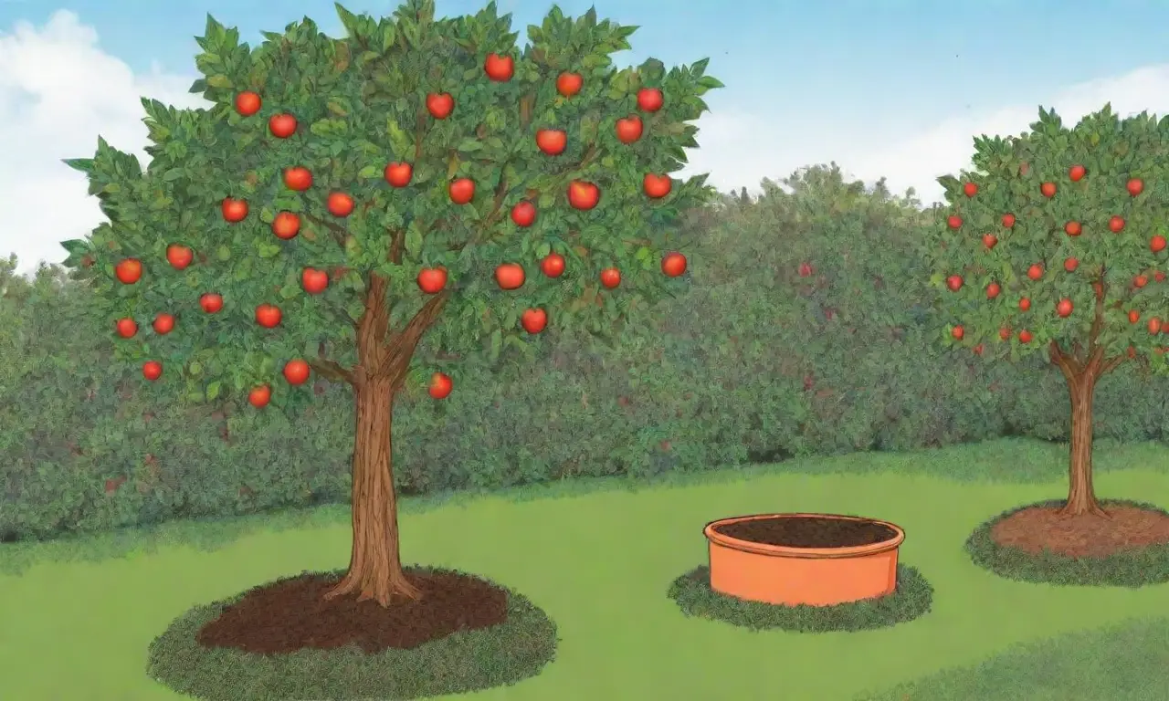Cuidado especial para árboles frutales: riego