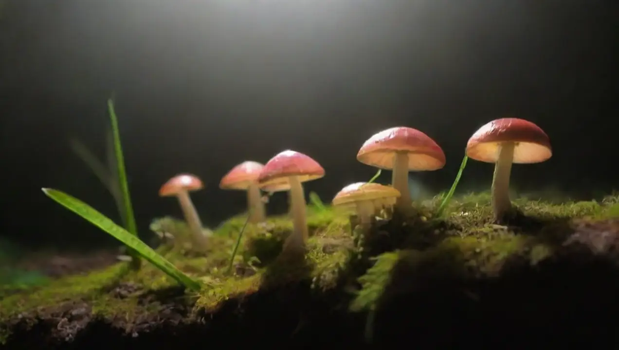 Mecanismos de adaptación a la luz en hongos de Adaptación de los hongos a un nuevo entorno de luz: tiempo requerido