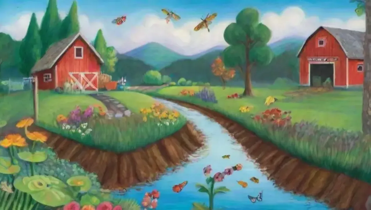 Un paraíso agrícola vibrante y en armonía con la naturaleza