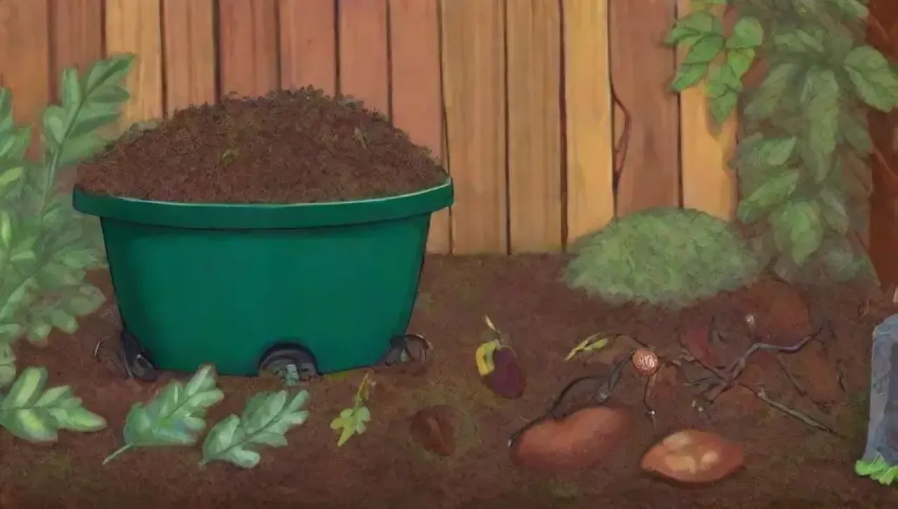 Un ecosistema vibrante y armonioso lleno de vida y colores