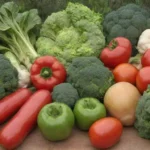 Huertos sostenibles: verduras frescas