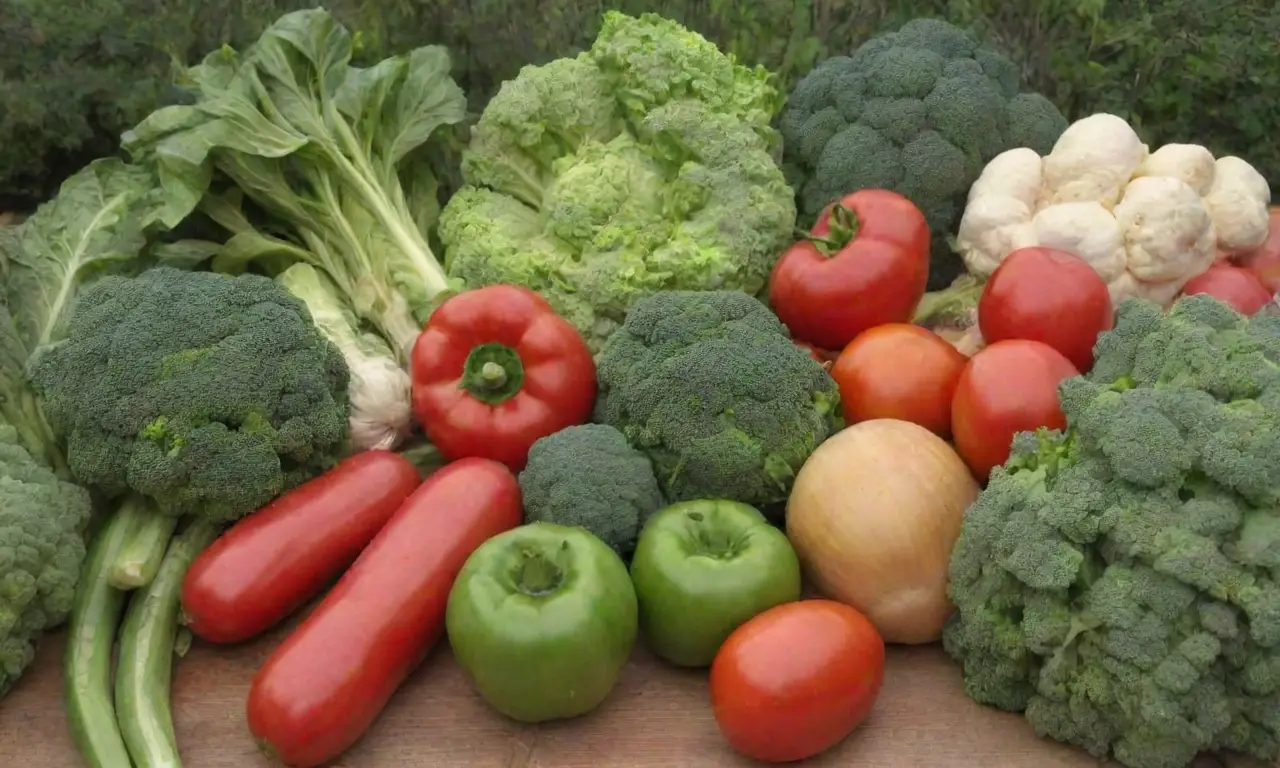 Huertos sostenibles: verduras frescas