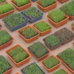 Microgreens coloridos y saludables