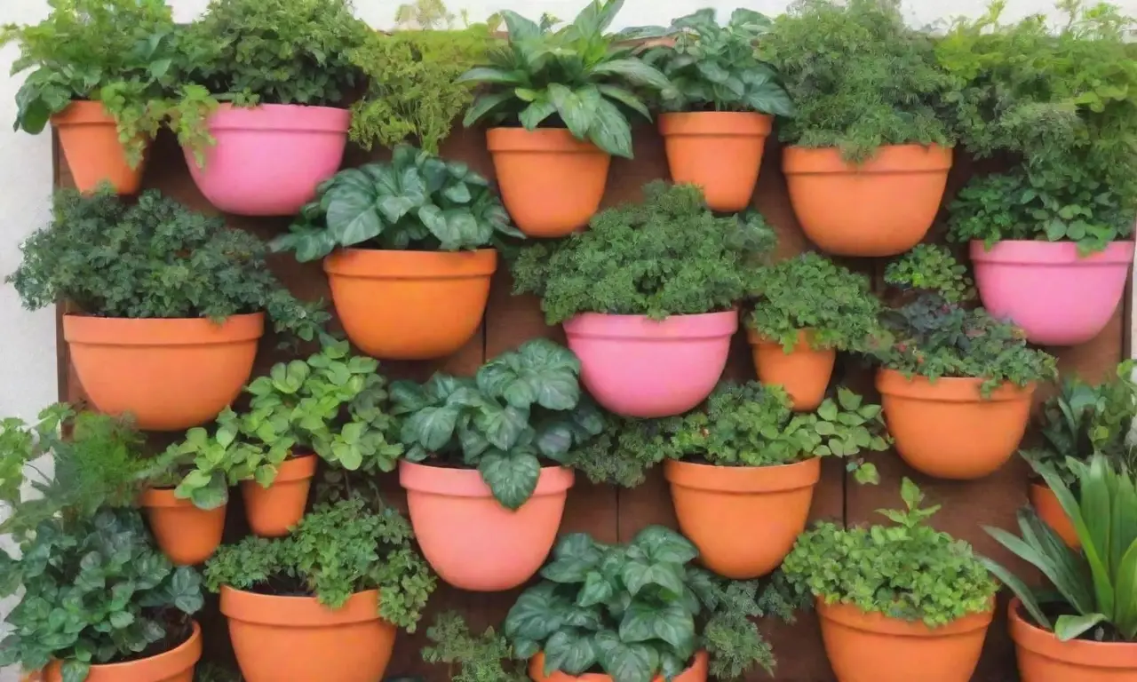 Ideas para jardines verticales con colores vibrantes y diseños creativos