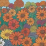 Flores de otoño vibrantes y hermosas