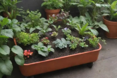 Guía fácil para un jardín móvil con plantas vibrantes