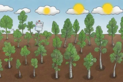 El clima afecta el crecimiento y las condiciones óptimas de las plantas