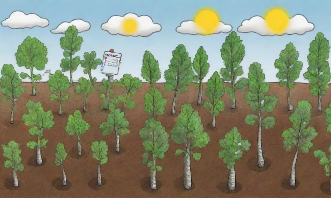 El clima afecta el crecimiento y las condiciones óptimas de las plantas
