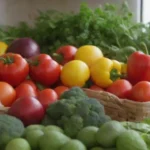 Verduras frescas y coloridas