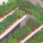 Jardinería urbana eficiente con plantas hidropónicas en espacios pequeños y vibrantes