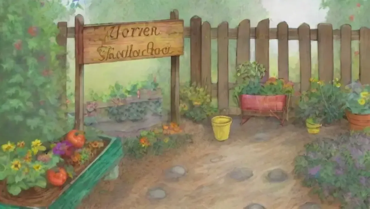 Un jardín vibrante lleno de vida, colores y aromas