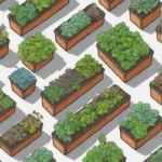 Jardinería urbana sostenible con tecnología automatizada e hidroponía
