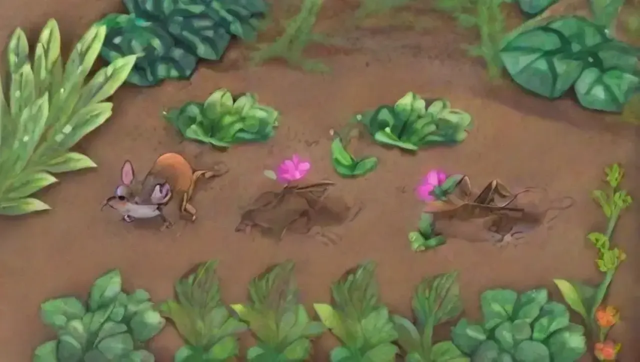 Un jardín vibrante y lleno de vida