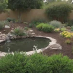 La conservación del agua en jardines incluye mulching