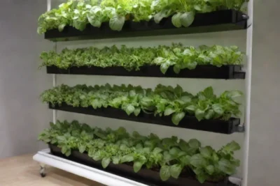 Diseño de jardines hidropónicos eficientes y compactos para cultivo urbano